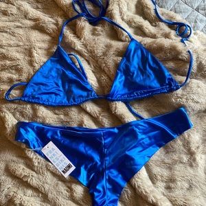 Frankie’s Bikinis Blue Bikini XL